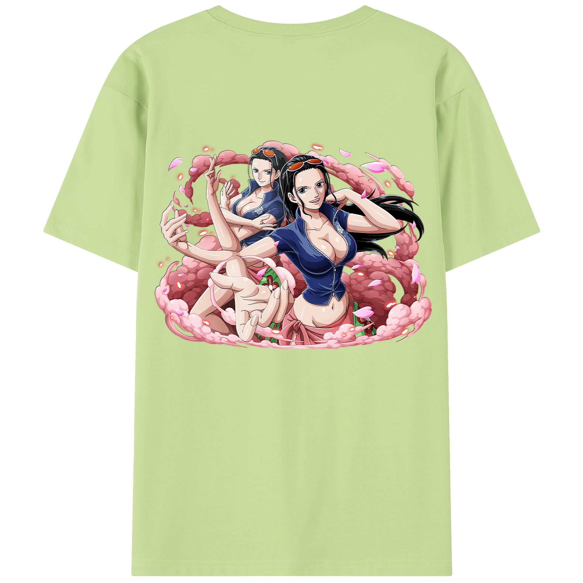 （画像用） ワンピース ニコ・ロビン ONE PIECE Nico Robin 綿100％半袖Tシャツ（背面プリント）